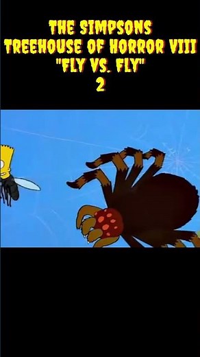 The Simpsons Treehouse of Horror VIII "Fly vs. Fly" 2 Bart the Fly #short #horrorshorts