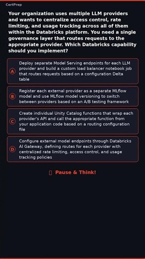 Can You Answer This Databricks GenAI Engineer Question? #DatabricksGenAI