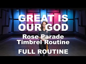 "Great Is Our God" Full Timbrel Routine for The Salvation Army Rose Parade Band