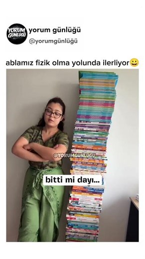 ablamız fizik olma yolunda ilerliyor😅