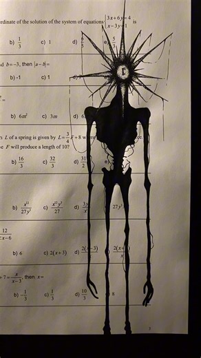 Day 16 Of Traumatizing My Math Teacher #art #horror #drawing #virashorts