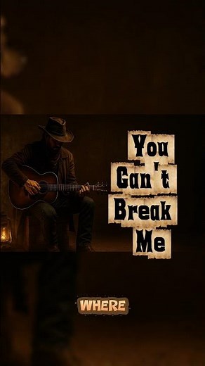 You Can't Break Me - Outlaw Song ( Official Audio) #countrymusic #outlaw #lyrics