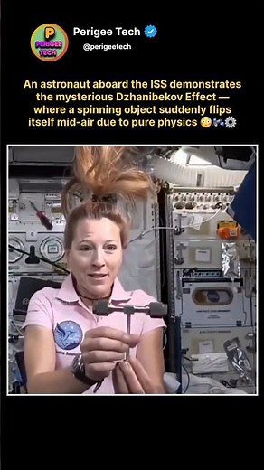 Why Does This Object Flip by Itself in Space? 😳🛰️