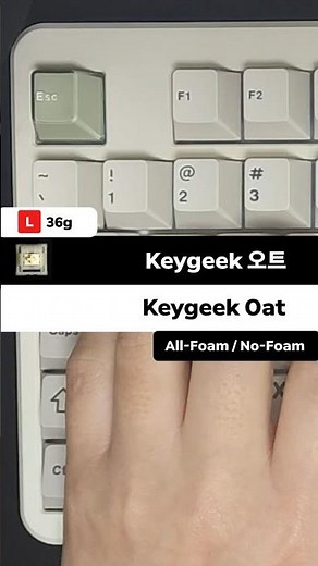 Keygeek Oat Switch | Thocky vs Clacky Typing Sound #keyboard #keyboardswitches