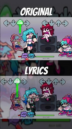 FNF SKY ORIGINAL VS LYRICS #fnf #sky #lyrics