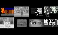 Mix of 8 videos from youtube : 4 versions of mouse.avi
