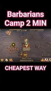 BARBARIANS CAMP IN UNDER 2 MIN EZ NO SCROLLS NO POTIONS CHEAPEST WAY GRIM SOUL SURVIVAL