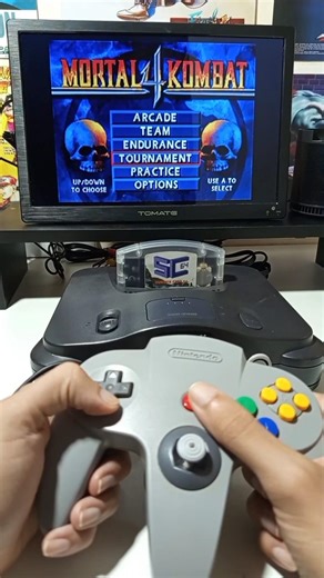 SEGREDO OCULTO EM MORTAL KOMBAT 4 DE NINTENDO 64 #retrogaming #mortalkombat #retrogamer