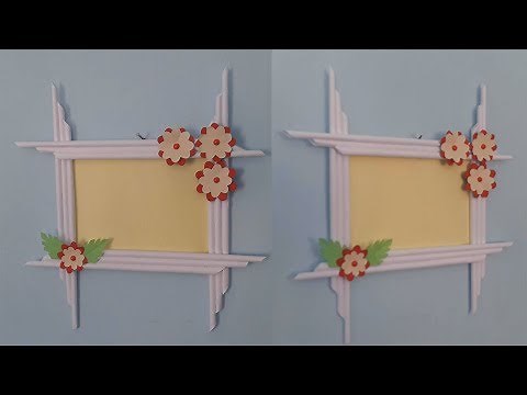 Porta Retrato de Papel | Como Fazer Porta Retrato de Papel| Artesanato com Papel | Veda 2019 #18