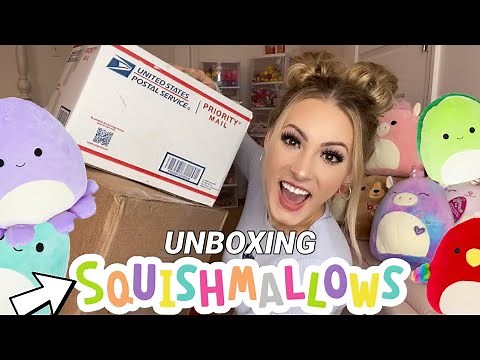 MY FIRST EVER SQUISHMALLOW UNBOXING/FIRST IMPRESSIONS! *IM ADDICTED*