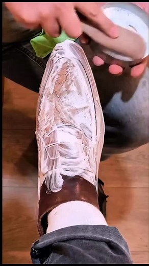 Snakeskin Shoe Deep Cleaning and Shine ASMR