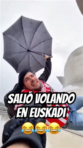 Y salió volando 😂 #euskadi #humor