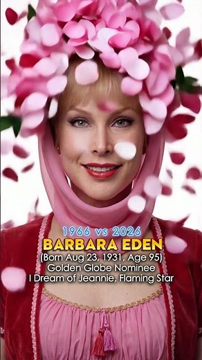 BARBARA EDEN, I Dream of Jeannie, Then & Now
