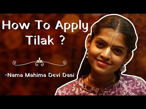 जानिए वैष्णव तिलक कैसे लगाते हैं? How To Put Vaishnava Tilak | Hare Krsna TV
