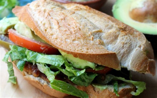 Torta de Milanesa (Mexican Fried Chicken Sandwich)