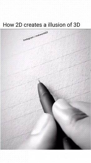 Purely Explain 👏 on Instagram: "How 2D creates a illusion of 3D Credit @makworld22 #2d #3d #explainingthings #explorepage"