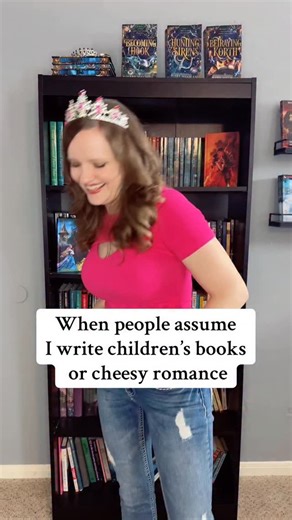 Plot twist… I know I look like a preschool teacher, but I write for teens and adults who like high stakes, high swoon, no spice fantasy. So a big YES to things like: ✅ Morally grey assassins ✅ Pirates, battles, kidnapping ✅ Rebels, treason, mutiny ✅ Con artists, dragons, and Phoenix shifters And a big fat NOPE to things like: ❌ Explicit, open-door content ❌ Any violence above PG-13 ❌ Fluffy/ cheesy romance ❌ Kid books #marymecham #nospicebooks #romantasyreads #RomanticFantasy #fairytaleretelling
