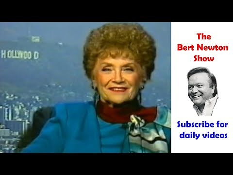 Estelle Getty from Golden Girls Australian TV interview with Bert Newton - 1989