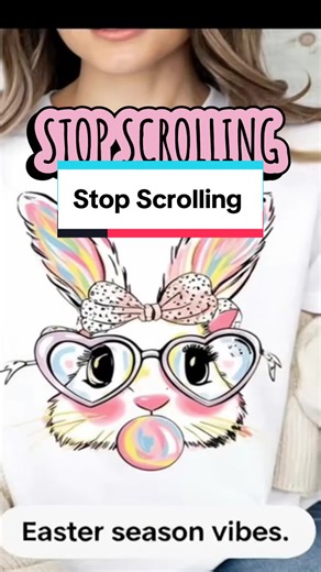 Adorable Bunny Graphic Tee for Easter Season