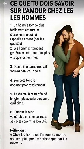 Les signes qu’il t’aime, même silencieusement #psychologie #amour #relationamoureuse #psychologie