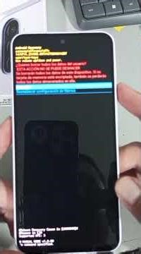 restablecer de fabrica con botones Galaxy a37