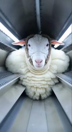 Inside the Machine: Advanced Spiral Shearing Process 🌀🐑
