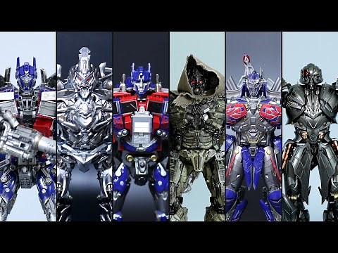 Optimus Prime vs Megatron Movie 1-6 (Transformers Stop Motion Compilation)