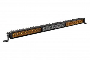 Jeep Wrangler SS30 Sport Single Row LED Light Bar with SmartSelect Backlight; Dual-Color Combo (Universal; Some Adaptation May Be Required) - Free Shipping