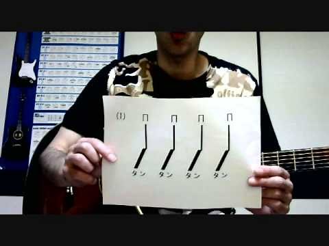 ブルースコード（スリーコード）キーがAのパターン練習（ギター初心者講座）