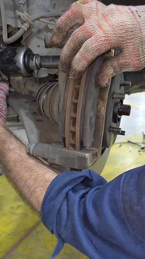 Toyota RAV4 Front Brake Service with New Brake Pads Installed" #automotive #DIY #mechanic | Automotive2