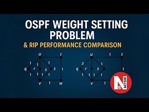 OSPF Weight Setting Problem & RIP Performance Comparison | NetSim Simulation & Analysis