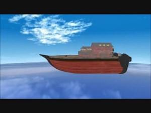 【MMD銀魂】鬼兵隊の船を作ってみたよ【ステージ配布】