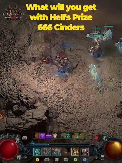 is Hell's Prize 666 cinders worth it???? #arpg #gaming #diabloiv #games #rpg