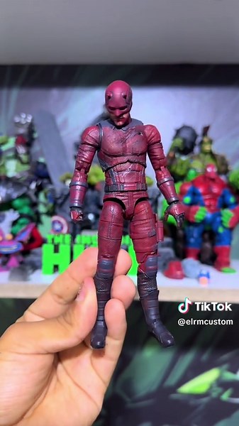 Daredevil y punisher battle damadge #punisher #daredevil #custom