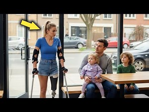 Can I Sit Here?” A One-Legged Girl Asked a Single Dad — His Kind Answer Changed Everything