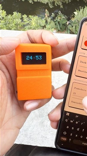 pomodoro timer feature! VANI V1 #iyzer #vani #tech