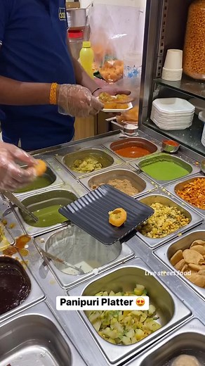 417K views · 5K reactions | Panipuri Platter | Live Street Food | Facebook