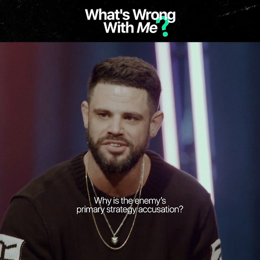 521K views · 36K reactions | When your mind starts to focus in on all the things you think are wrong with you, remember this: the enemy is the accuser; not God. You don't have to hold on to that. | Steven Furtick | Facebook