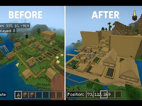 My super cool Minecraft village that I made