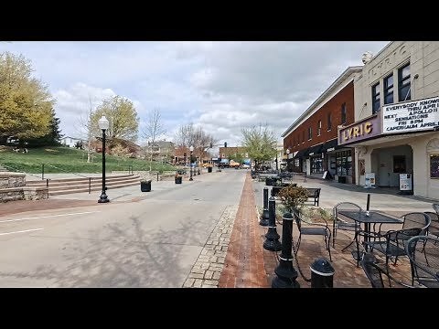 Walking in Blacksburg, Virginia