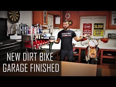 How to build Dirt Bike Garage - introducing my new place.