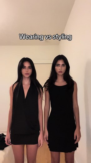 Black Mini Dress Edition - Wearing vs Styling