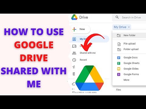 How to Use Google Drive Shared With Me?