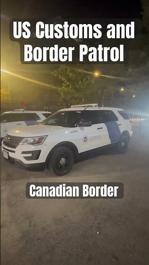 US Customs and Border Patrol Canadian Porder #borderpatrol #policevehicle
