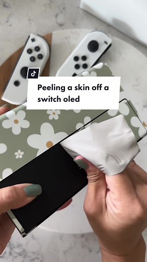 Switch OLED Skin Application Guide