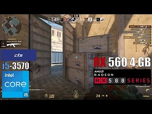 🔥 Counter-Strike 2 Benchmark: i5 3470 + RX 560 4 GB in 2024