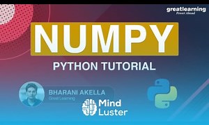 Mind Luster - Learn Numpy Python Tutorial Python for beginners Python tutorial Great Learning