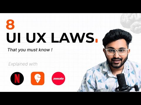 8 UI/UX Laws You MUST KNOW 🧠 | Design Principles | UI Design | UI UX Design