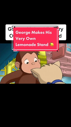 Curious George’s Lemonade Stand #curiousgeorge #cartoon #cartoons #funnyvideos #kids #kidsoftiktok #fyp #foryou #euan #euanmarshallem #euanmarshall #marshall #tiktok