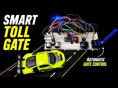 Automatic Toll Gate System Using Arduino + Ultrasonic Sensor